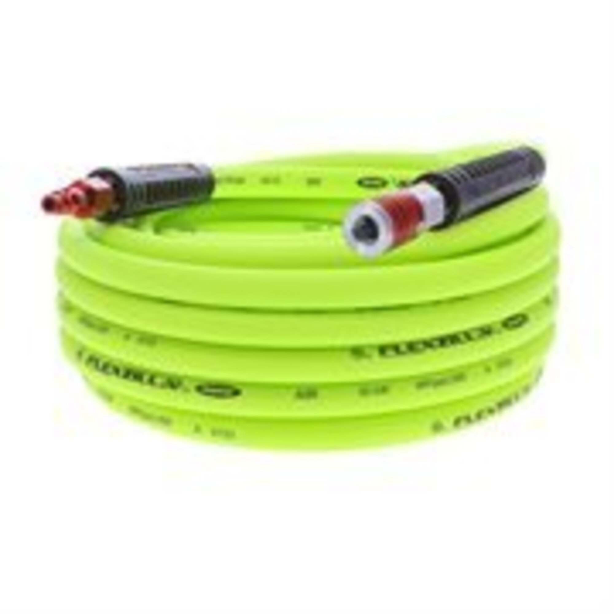 Legacy Manufacturing Flexzilla Air Hose Kit — 3/8in. x 35ft., 3-Piece, ColorConnex Type D Red Coupler and Plug, 300 PSI, Model# LEGHFZ3835YW2-D